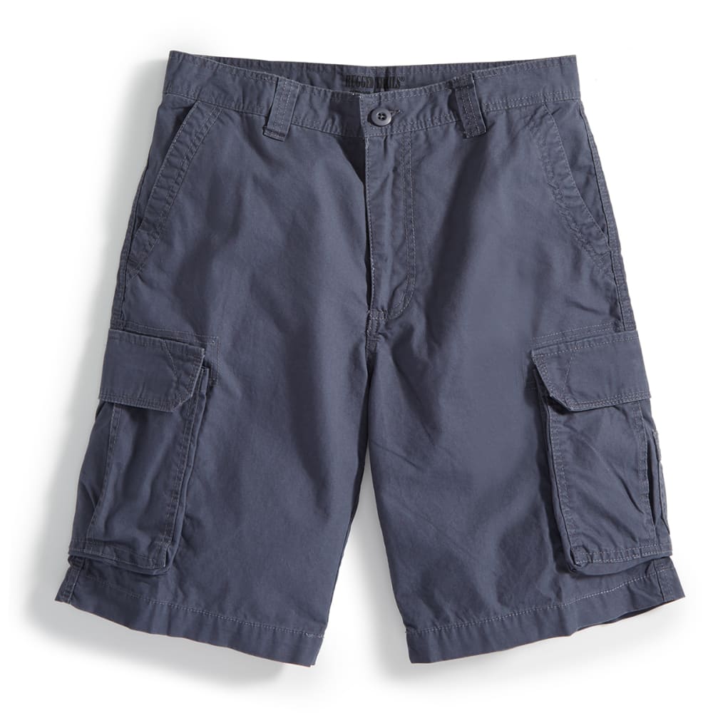 RUGGED TRAILS Men's Solid Cargo Shorts - Bob’s Stores