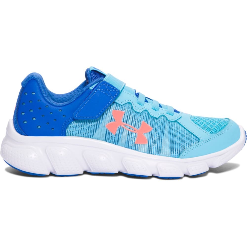 UNDER ARMOUR Girls' Pre-School Assert 6 AC Running Shoes, Venetian Blue 1