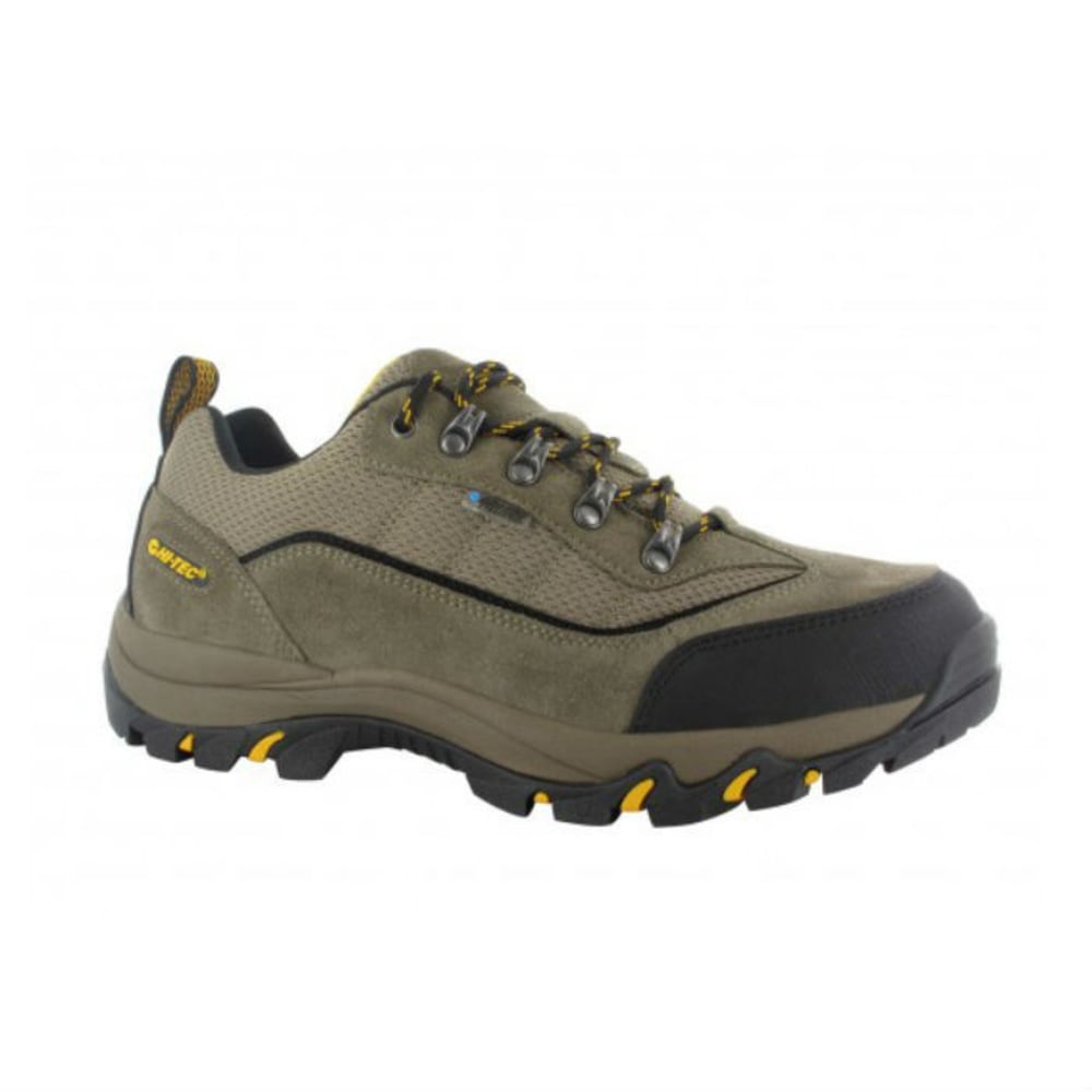 HI-TEC Men's Skamania Low WP Hiking Shoes, Smokey Brown/Taupe/Gold 8