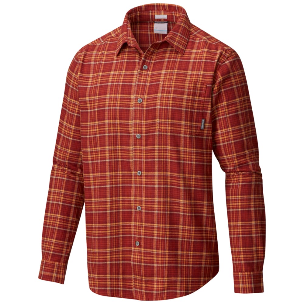 COLUMBIA Men's Boulder Ridge Long-Sleeve Flannel Shirt S