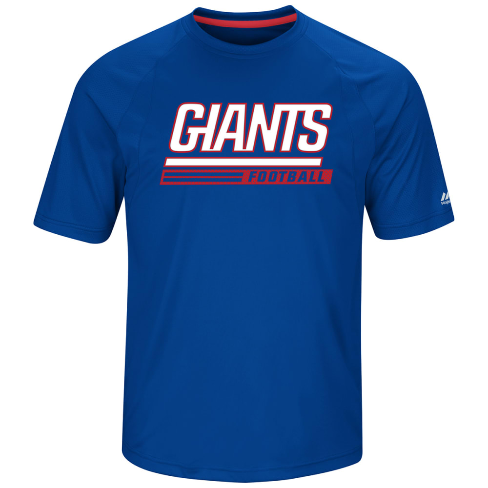 NEW YORK GIANTS Men's Fanfare Poly Short-Sleeve Tee M