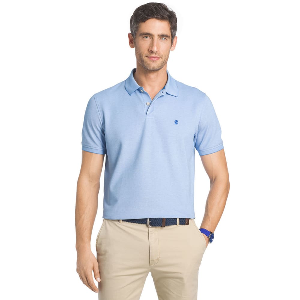 IZOD Men's Advantage Solid Oxford Polo Short-Sleeve Shirt - Bob’s Stores