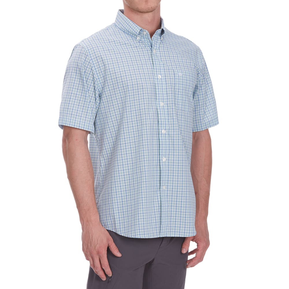 DOCKERS Men's Small Plaid Woven Short-Sleeve Shirt - Bob’s Stores