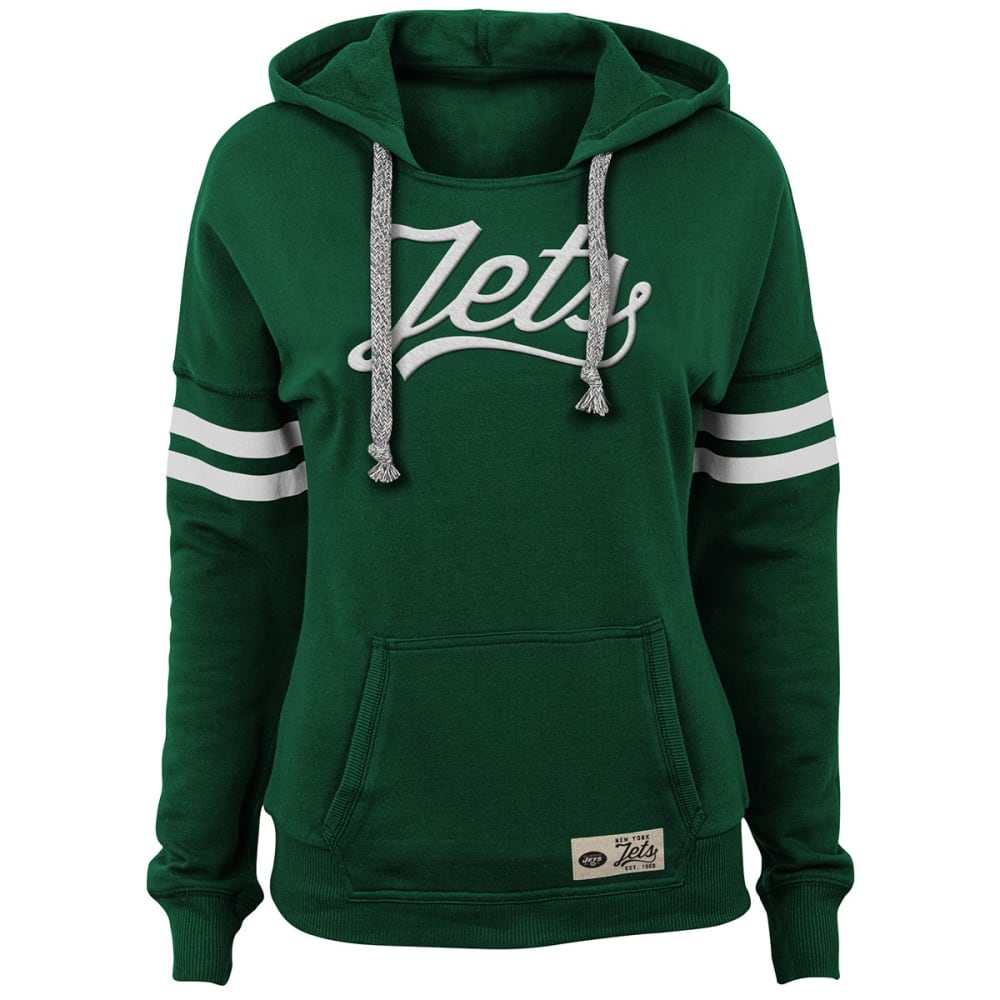 NEW YORK JETS Juniors' Varsity Pullover Hoodie XS