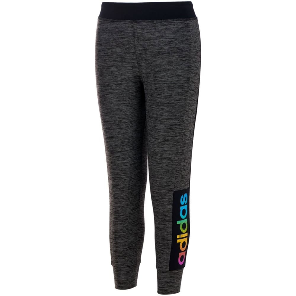 ADIDAS Girls' Space-Dyed Mélange Jogger Pants S