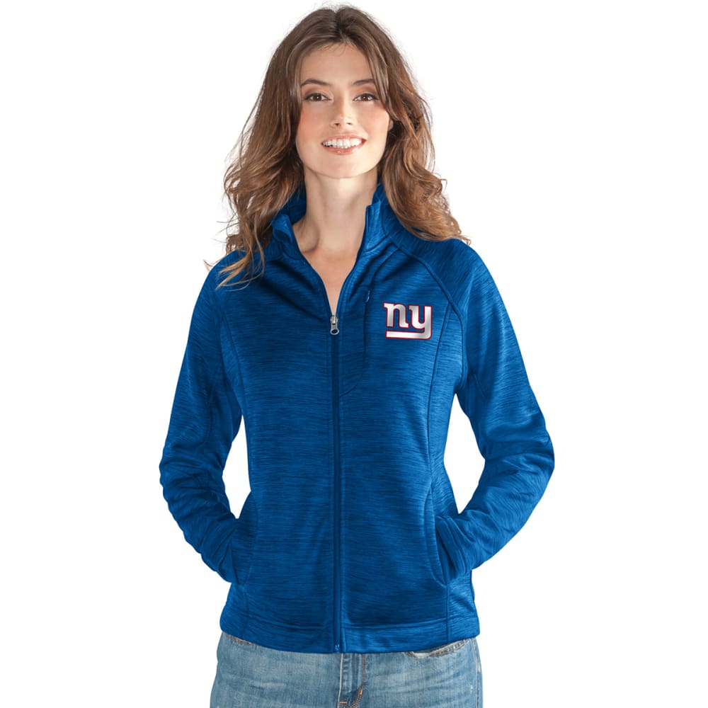 NEW YORK GIANTS Women's Hand Off Space-Dye Microfleece Full-Zip Jacket S