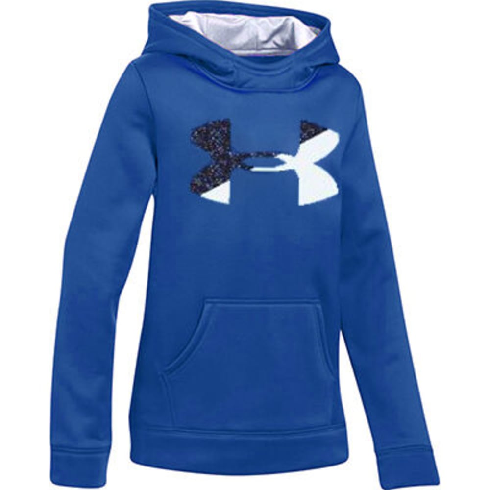 UNDER ARMOUR Girls' Armour Fleece Big Logo Hoodie S