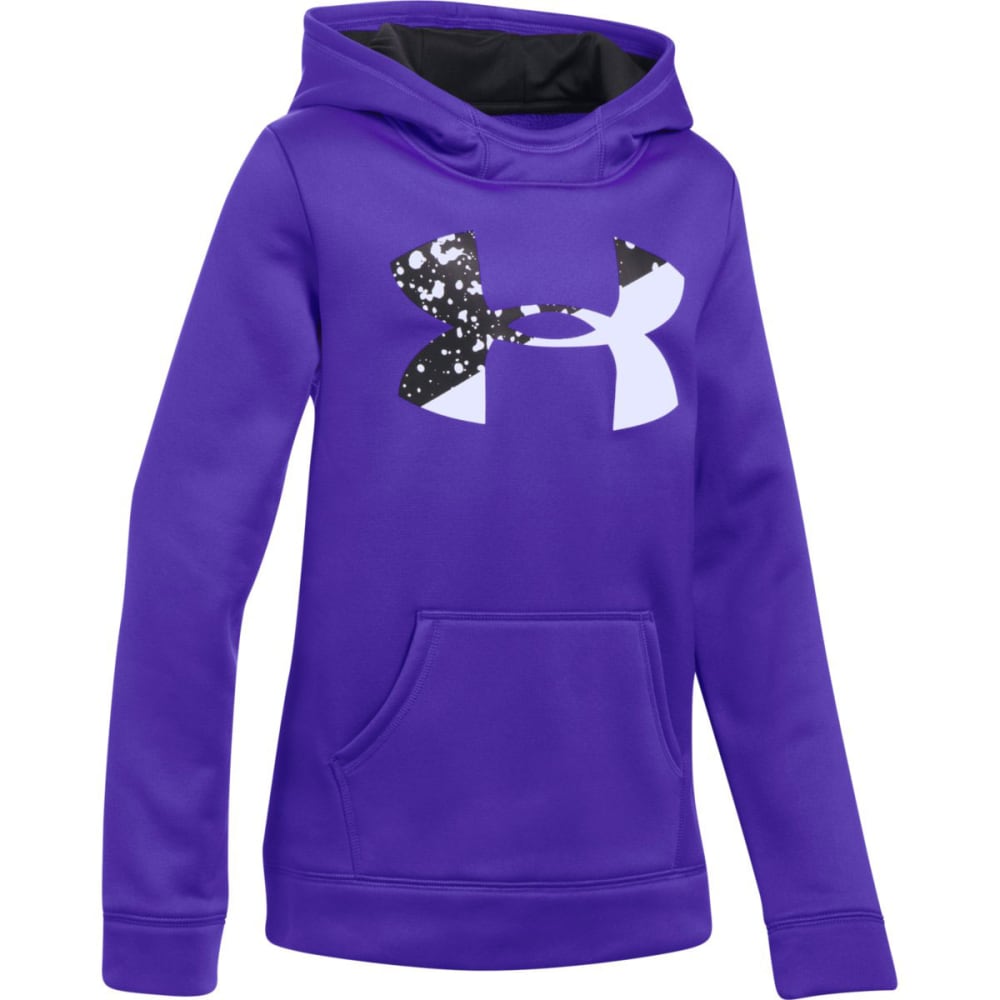 UNDER ARMOUR Girls' Armour Fleece Big Logo Hoodie S