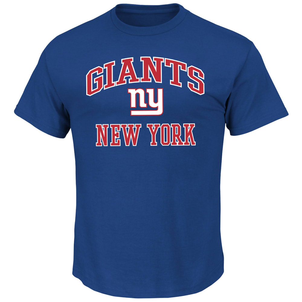 NEW YORK GIANTS Men's Heart and Soul III Short-Sleeve Tee M
