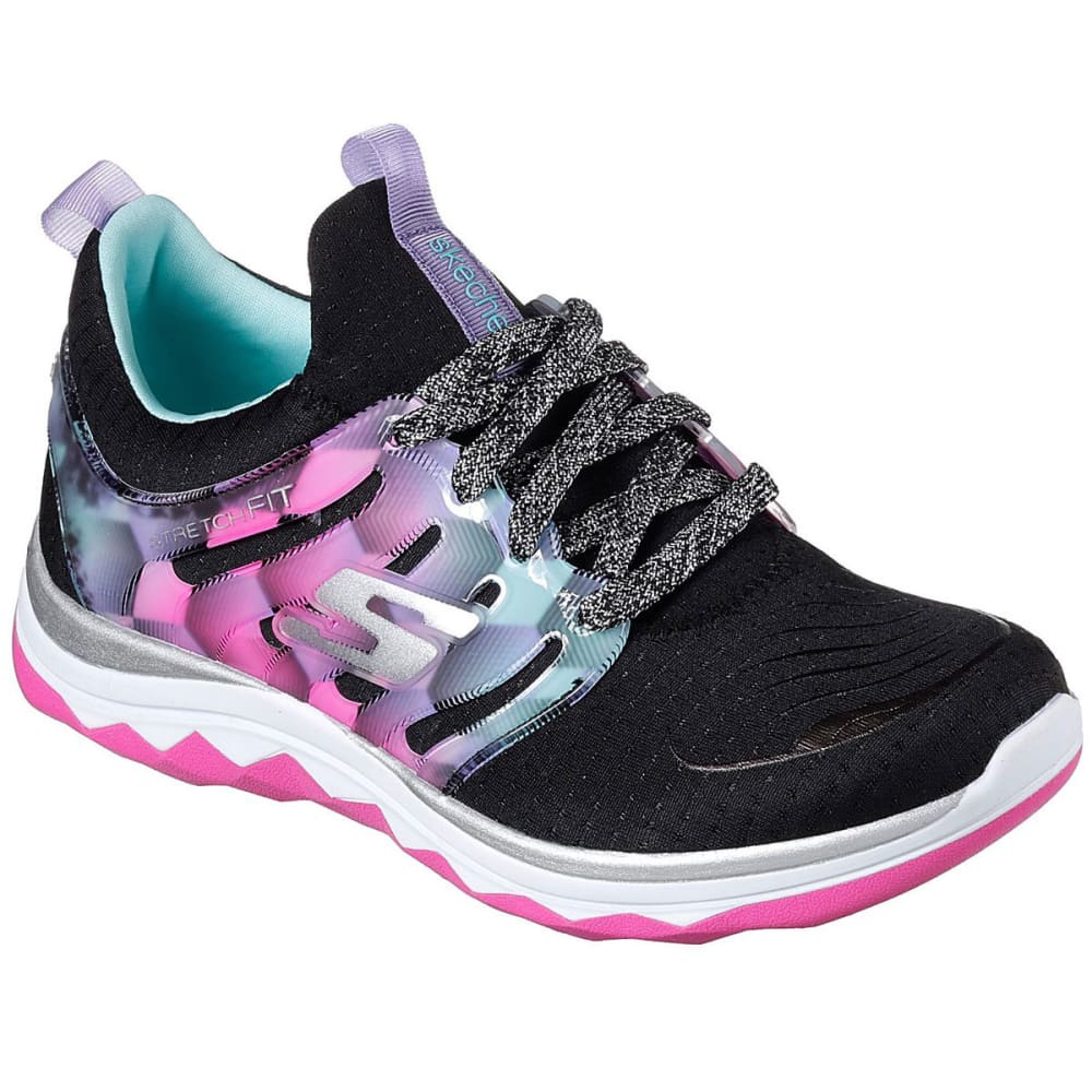 SKECHERS Girls' Grade School Diamond Runner Sneakers 4