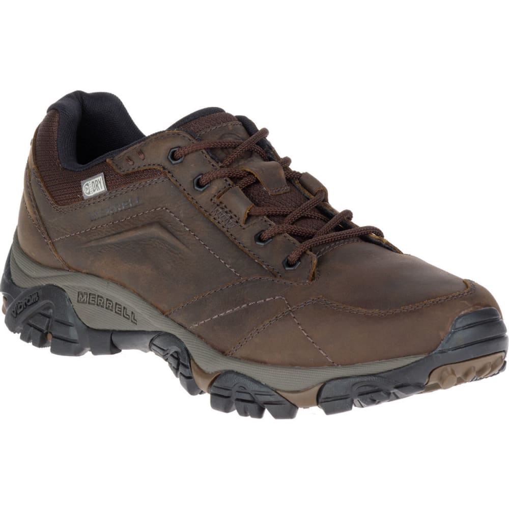 MERRELL Men's Moab Adventure Lace Waterproof Hiking Shoes, Dark Earth 8