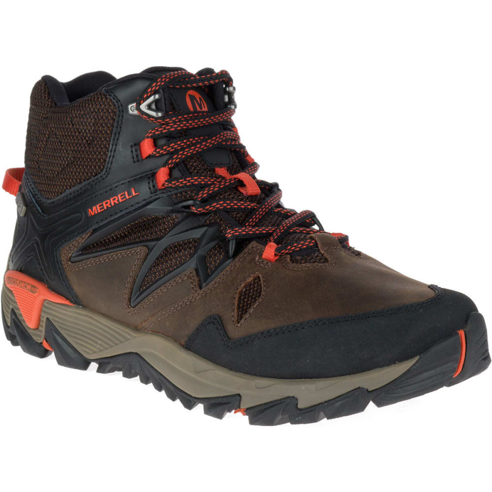 MERRELL Men's All Out Blaze 2 Mid Waterproof Hiking Boots, Clay 7
