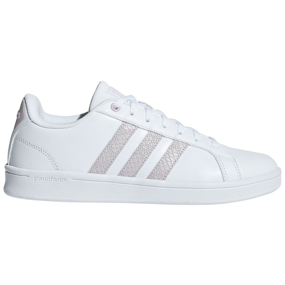 ADIDAS Women's Cloudfoam Advantage Sneakers, White/Black 6