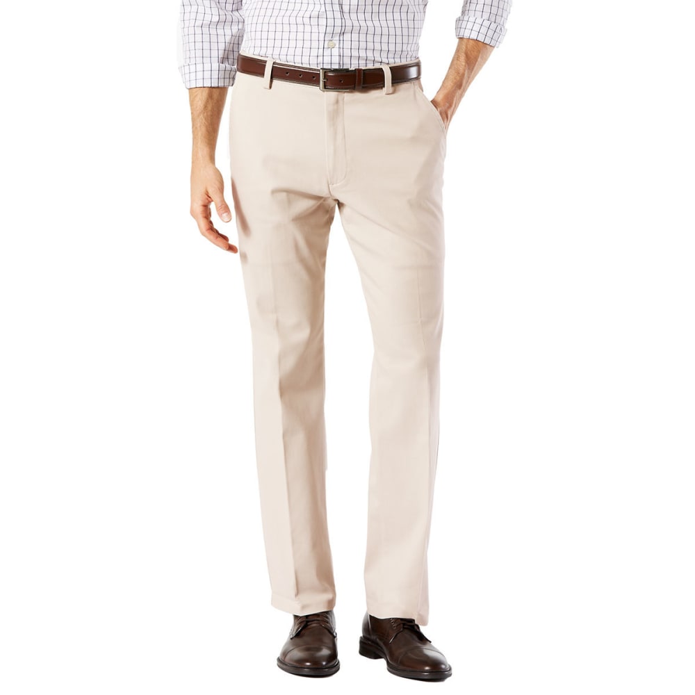 DOCKERS Men's Easy Khaki Straight Stretch Flat-Front Pants 29/30