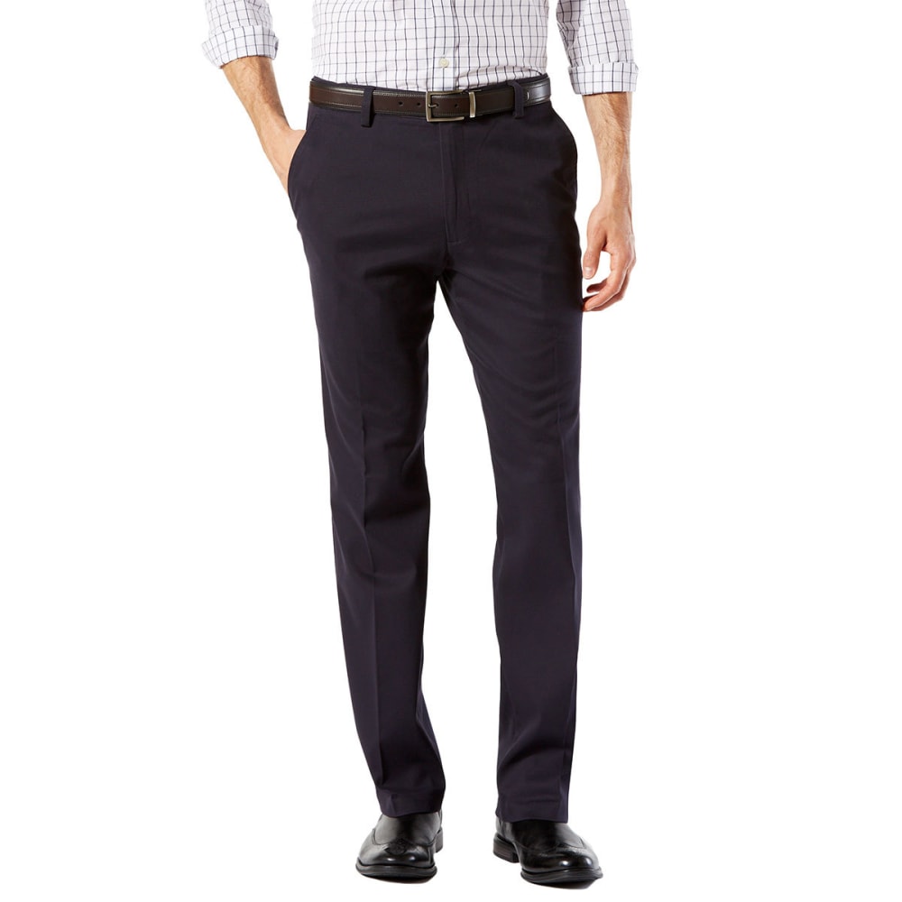DOCKERS Men's Easy Khaki Straight Stretch Flat-Front Pants 29/30