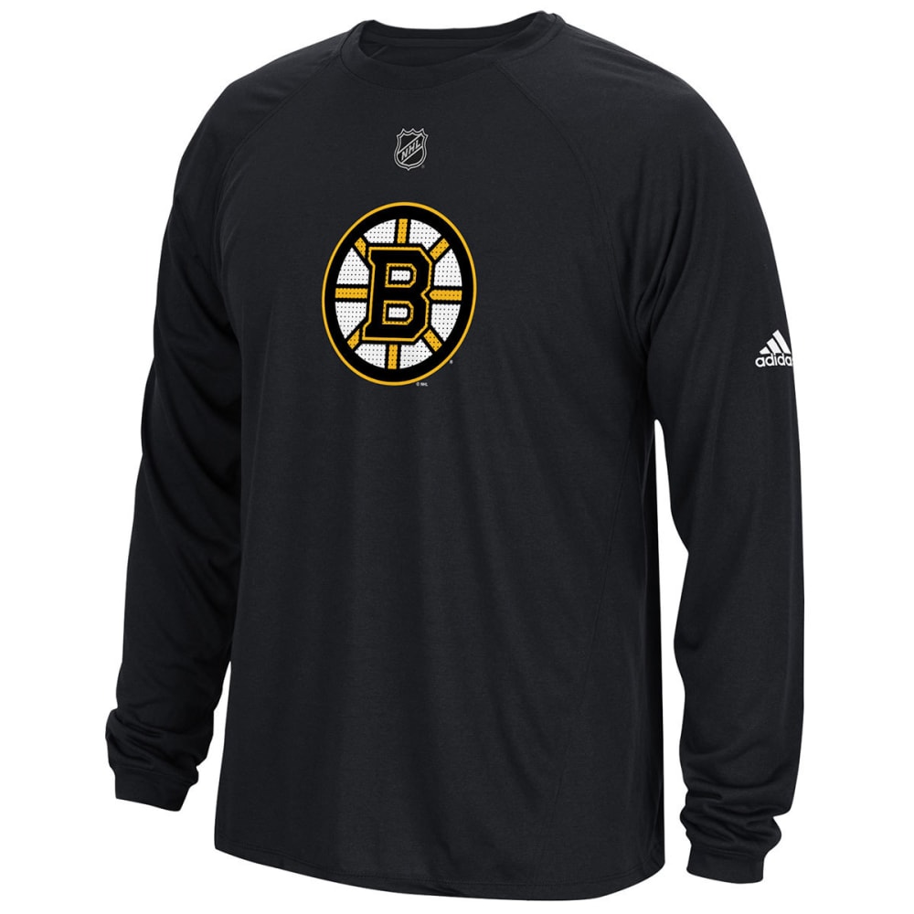 ADIDAS Men's Boston Bruins Primary Position Climalite Long-Sleeve Tee M
