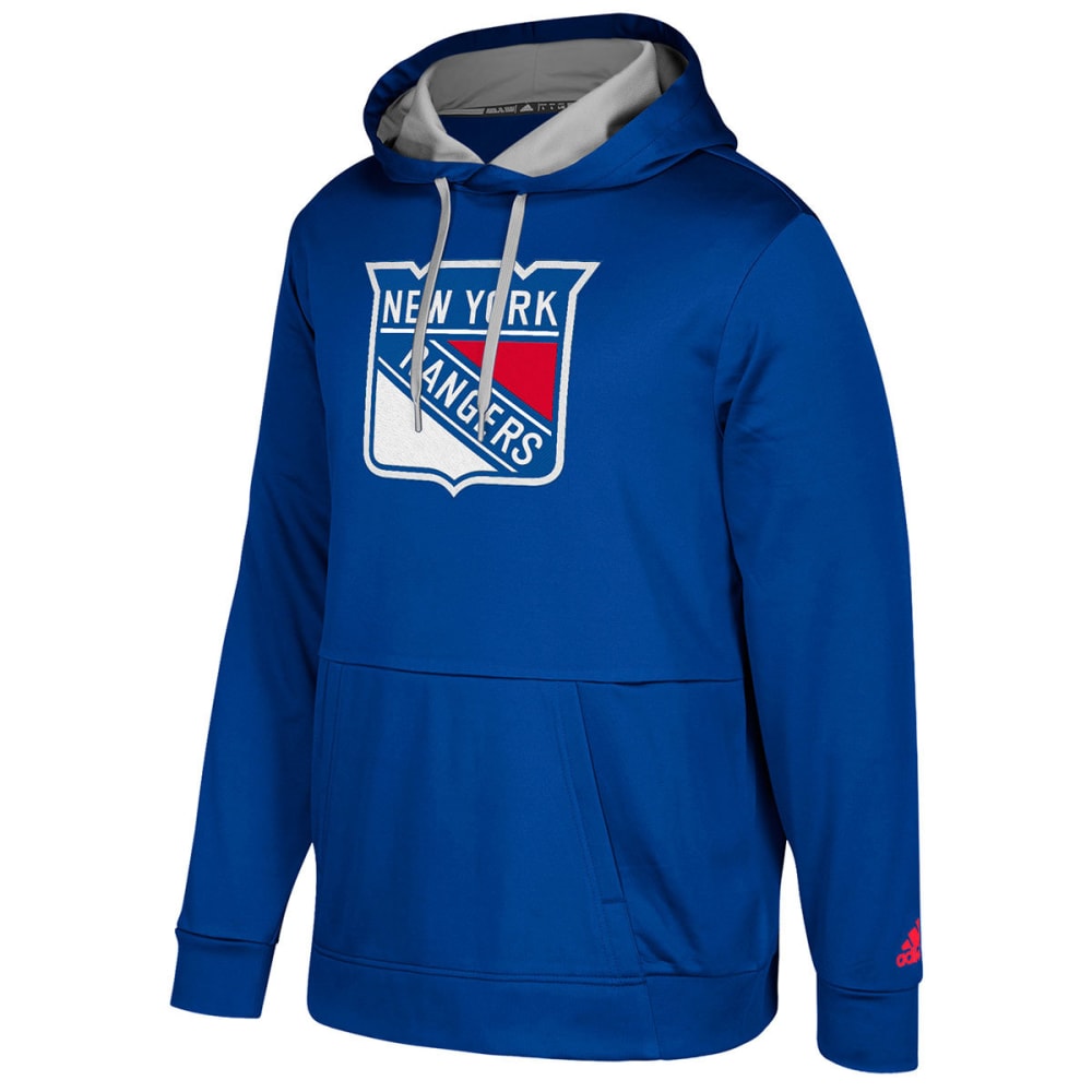 ADIDAS Men's New York Rangers Authentic Finished Pullover Hoodie M