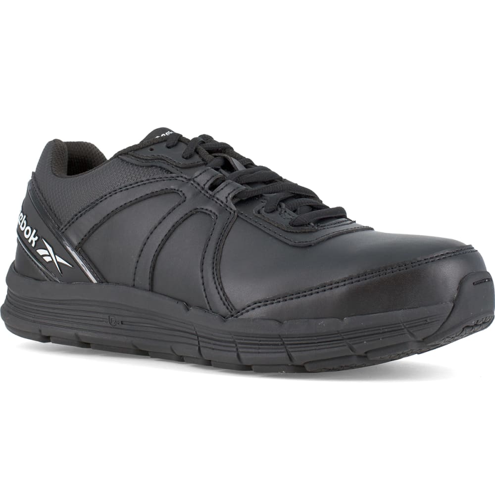 REEBOK WORK Women's Guide Work Steel Toe Work Shoes, Black, Wide 6