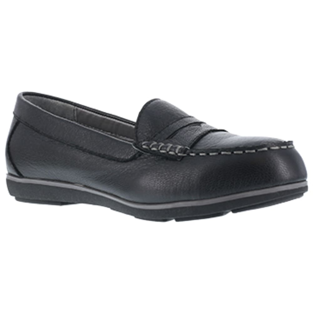 ROCKPORT WORKS Women's Top Shore Steel Toe Penny Loafer Shoe 7