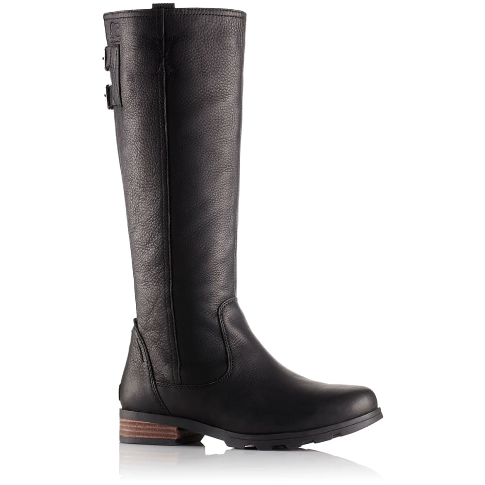 SOREL Women's Emelie Tall Premium Waterproof Boots, Black - Bobâs Stores
