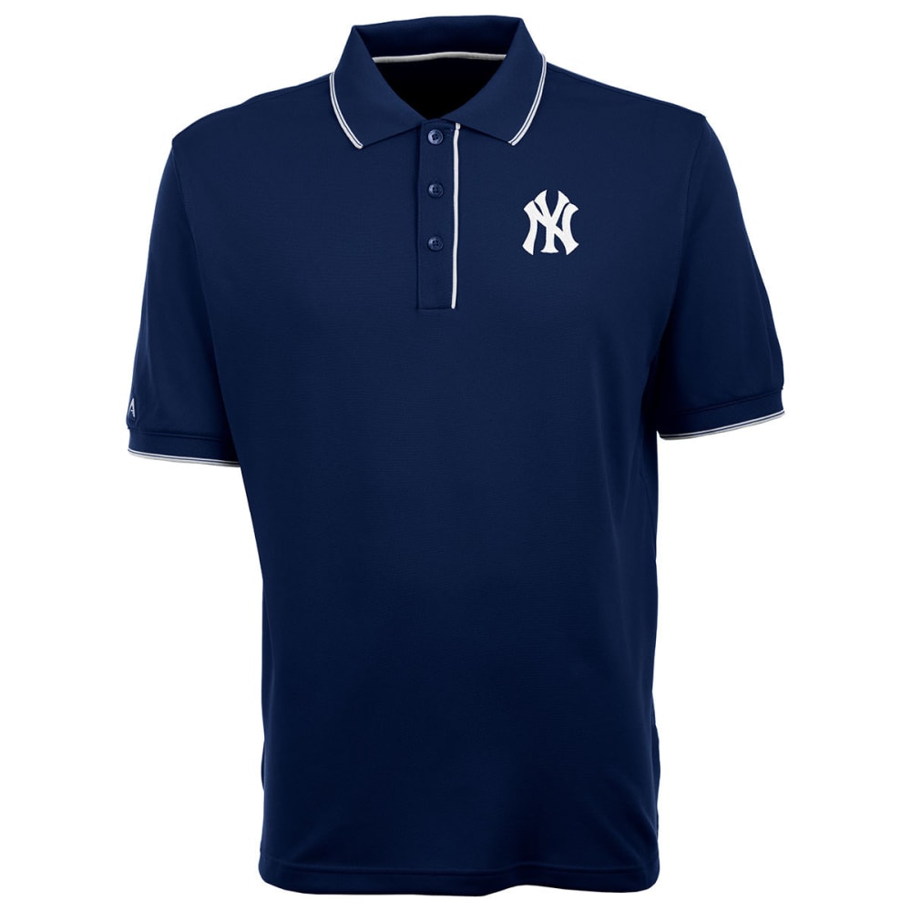 NEW YORK YANKEES Men's Elite Polo NY Logo Short-Sleeve Shirt - Bob’s Stores