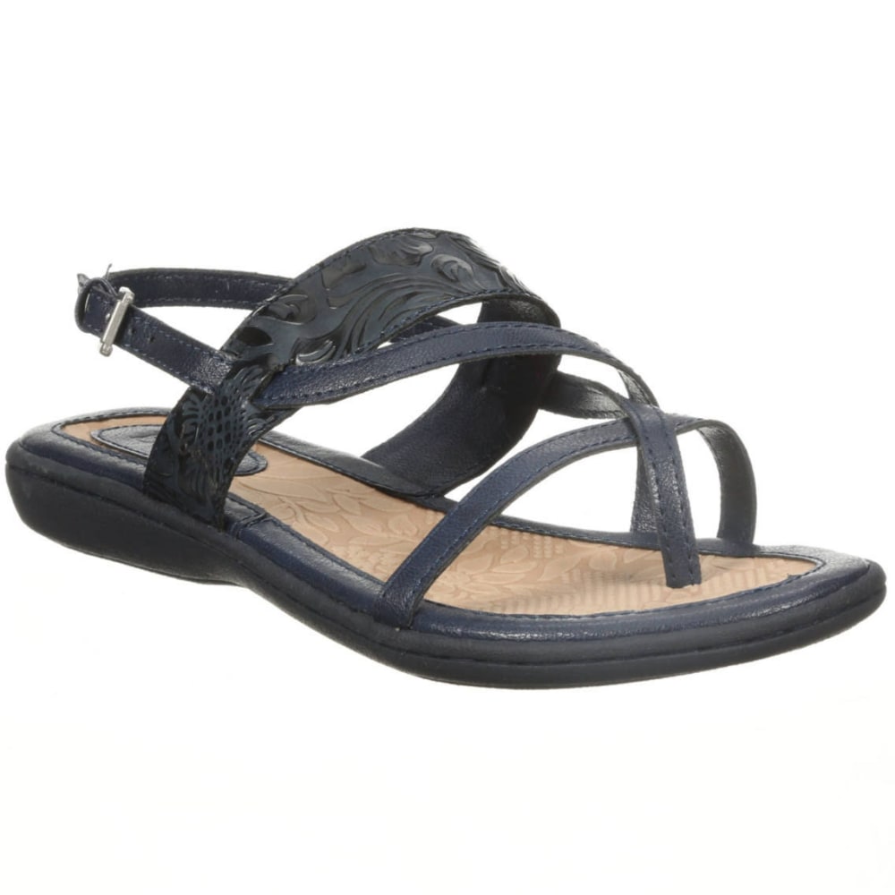 BOC Women's Sophina Tooled Low-Heel Sandals, Black - Bob’s Stores