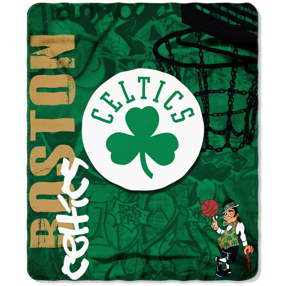 BOSTON CELTICS Fleece Throw Blanket ONESIZE
