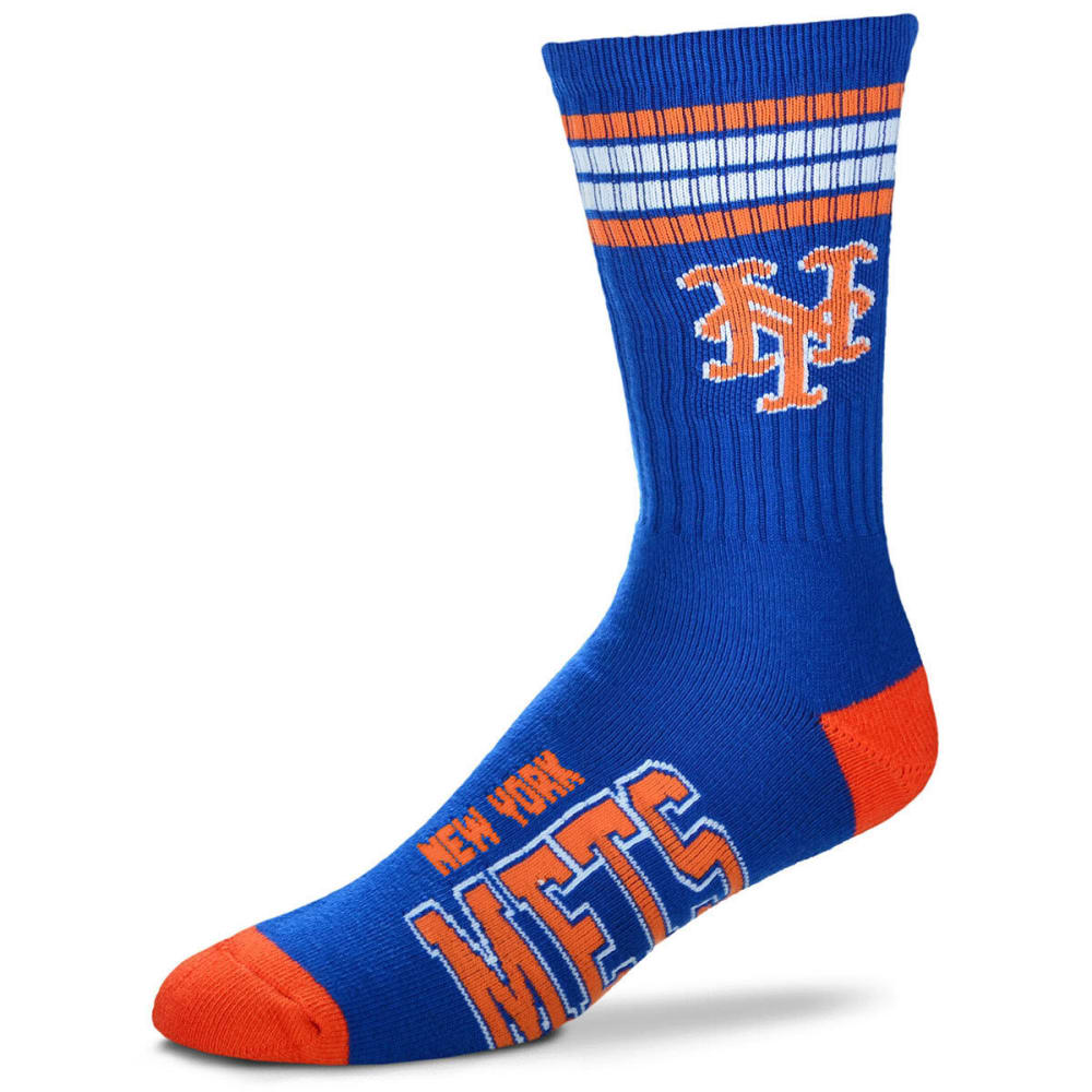 NEW YORK METS Men's Four Stripe Deuce Socks L