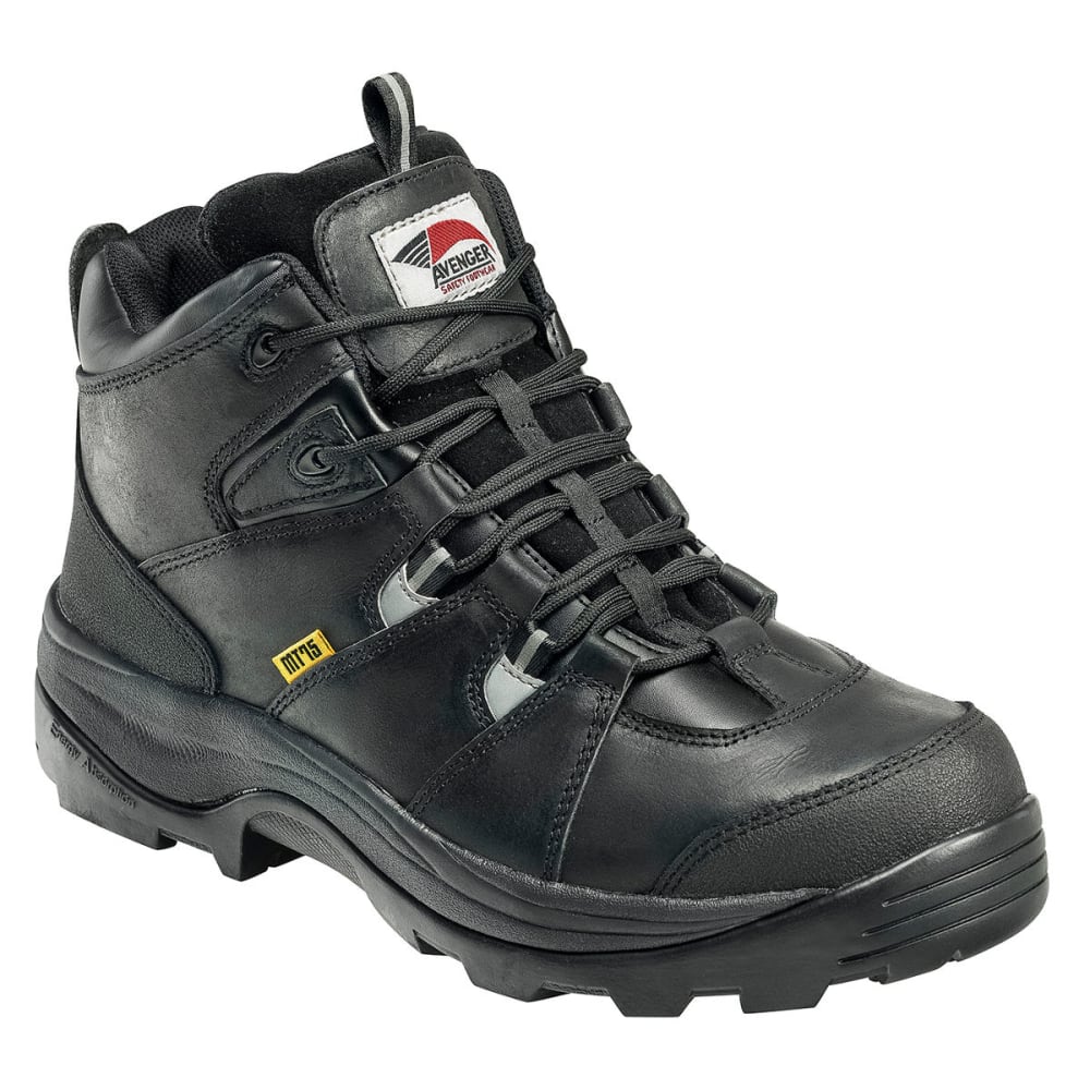 AVENGER Men's 7313 Leather Steel Safety Toe Work Boots, Medium Width 10.5