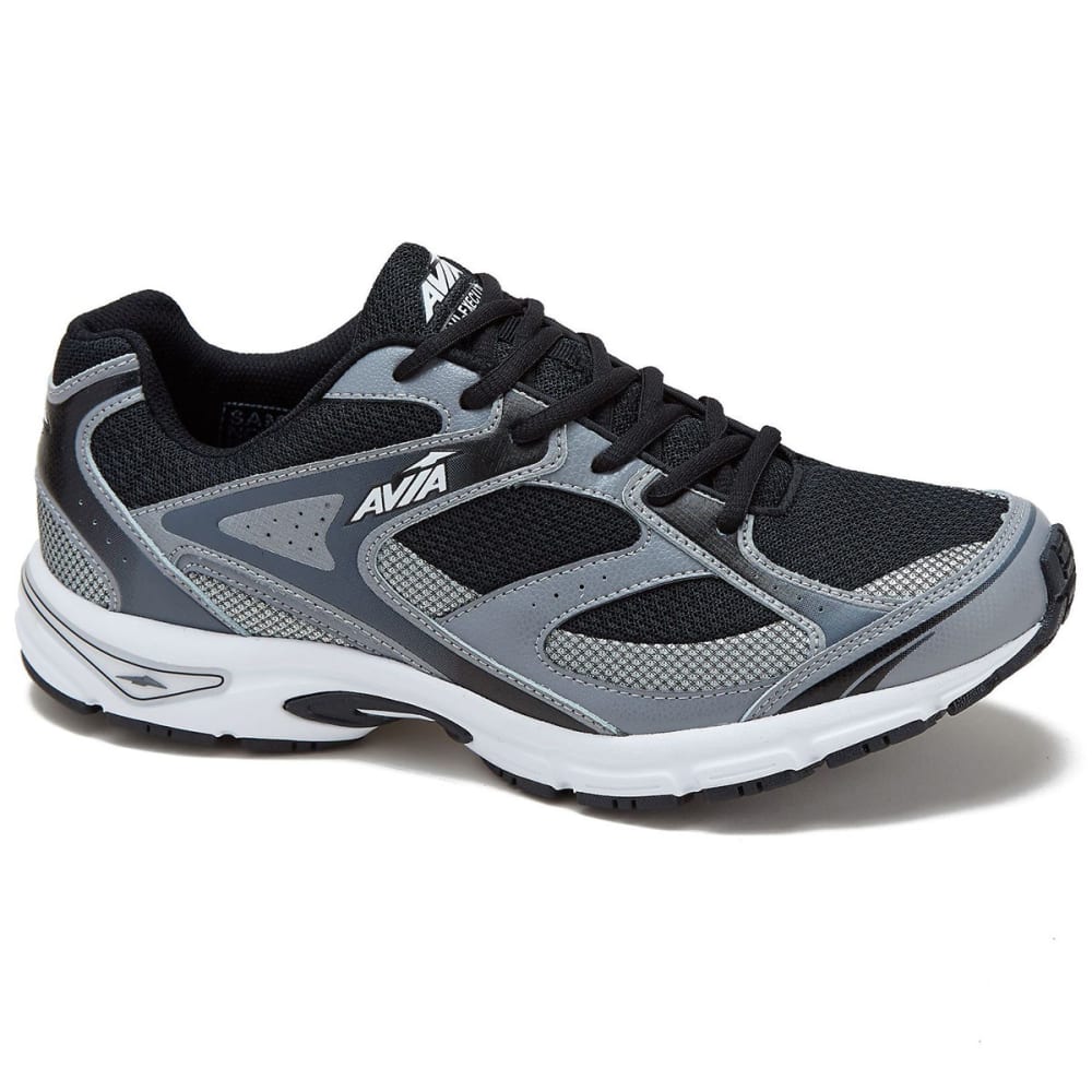 AVIA Men's Avi-Execute Running Shoes, Black/Frost Grey/White, Extra ...