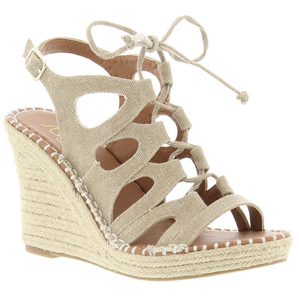 SUGAR Women's Hula Espadrille Wedge Sandals, Natural - Bob’s Stores