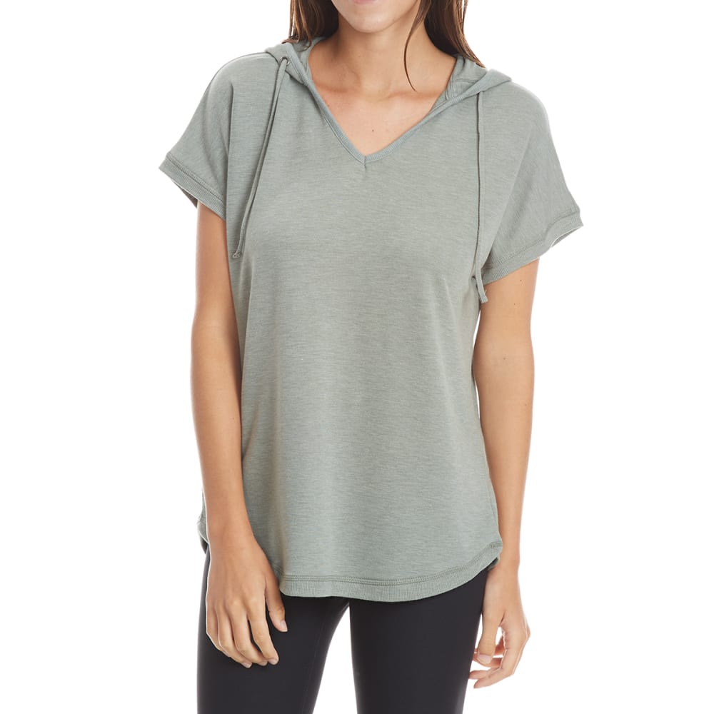 HARMONY AND BALANCE Women's Short-Sleeve Hooded Popover Top - Bob’s Stores