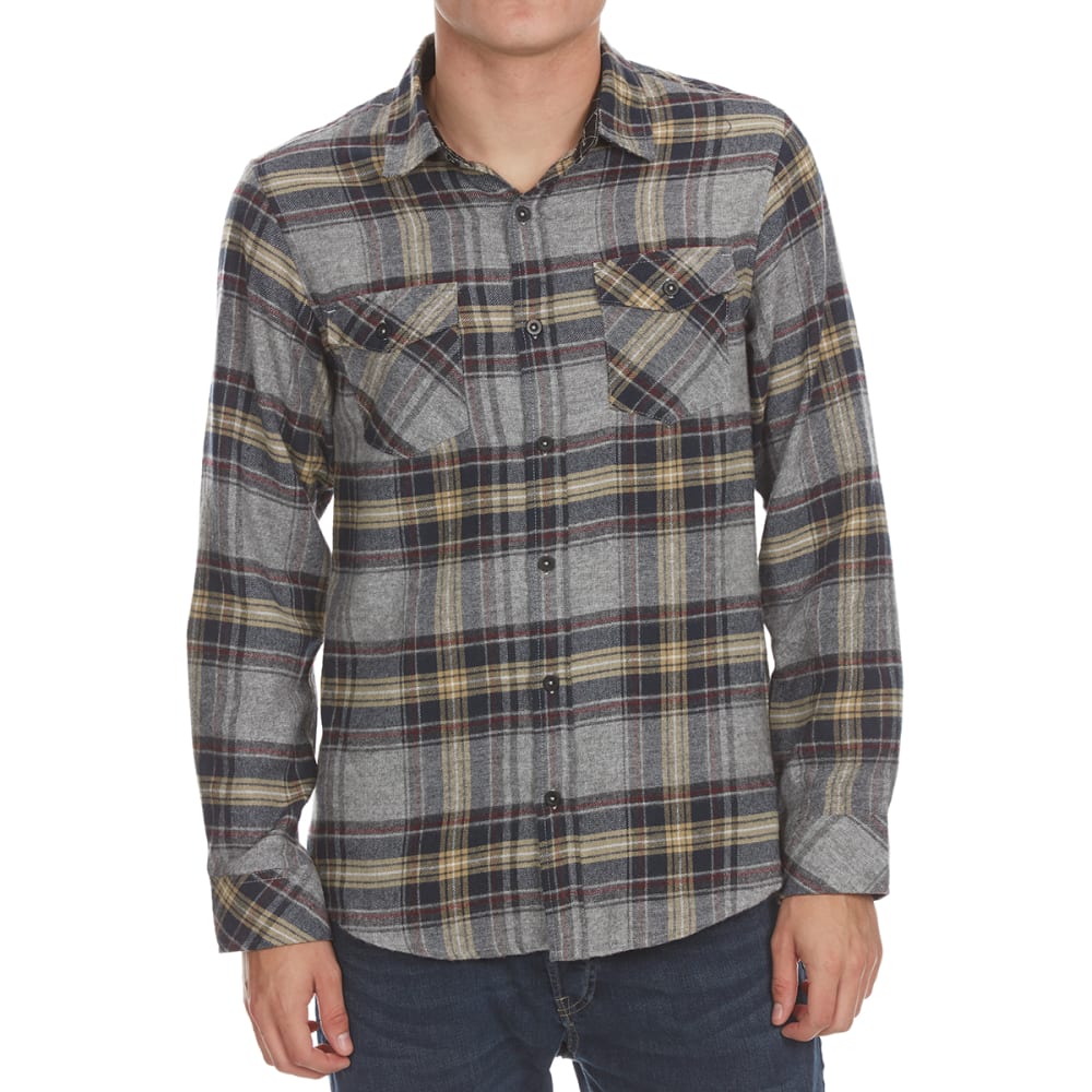 BURNSIDE Guys' Flannel Woven Long-Sleeve Shirt - Bob’s Stores