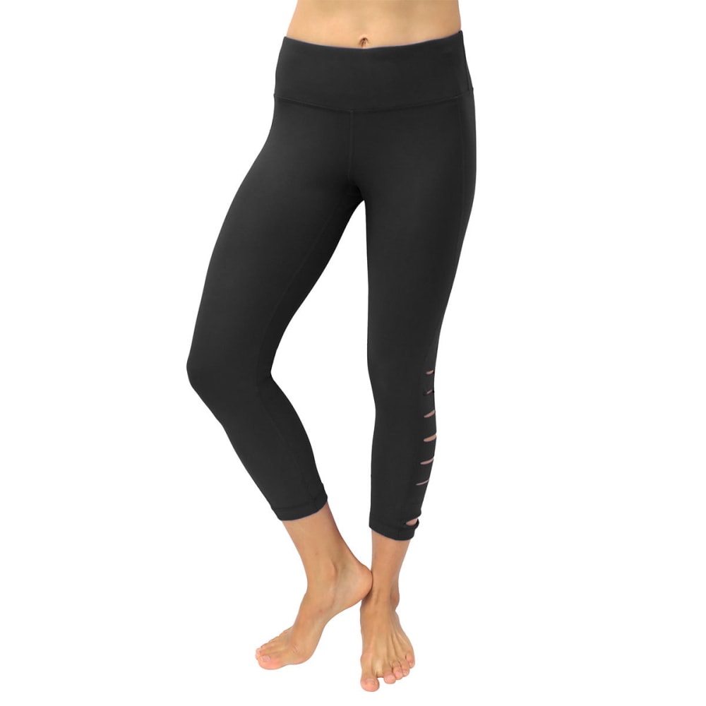 90 DEGREE BY REFLEX Women's Active Side Laser Capri Leggings