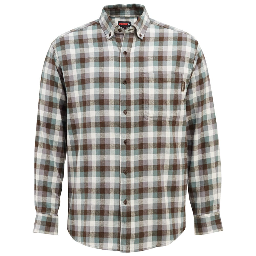 WOLVERINE Men's Hammond Long-Sleeve Flannel Shirt L