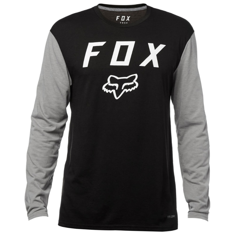 FOX RACING Guys' Contended Tech Long-Sleeve Tee S