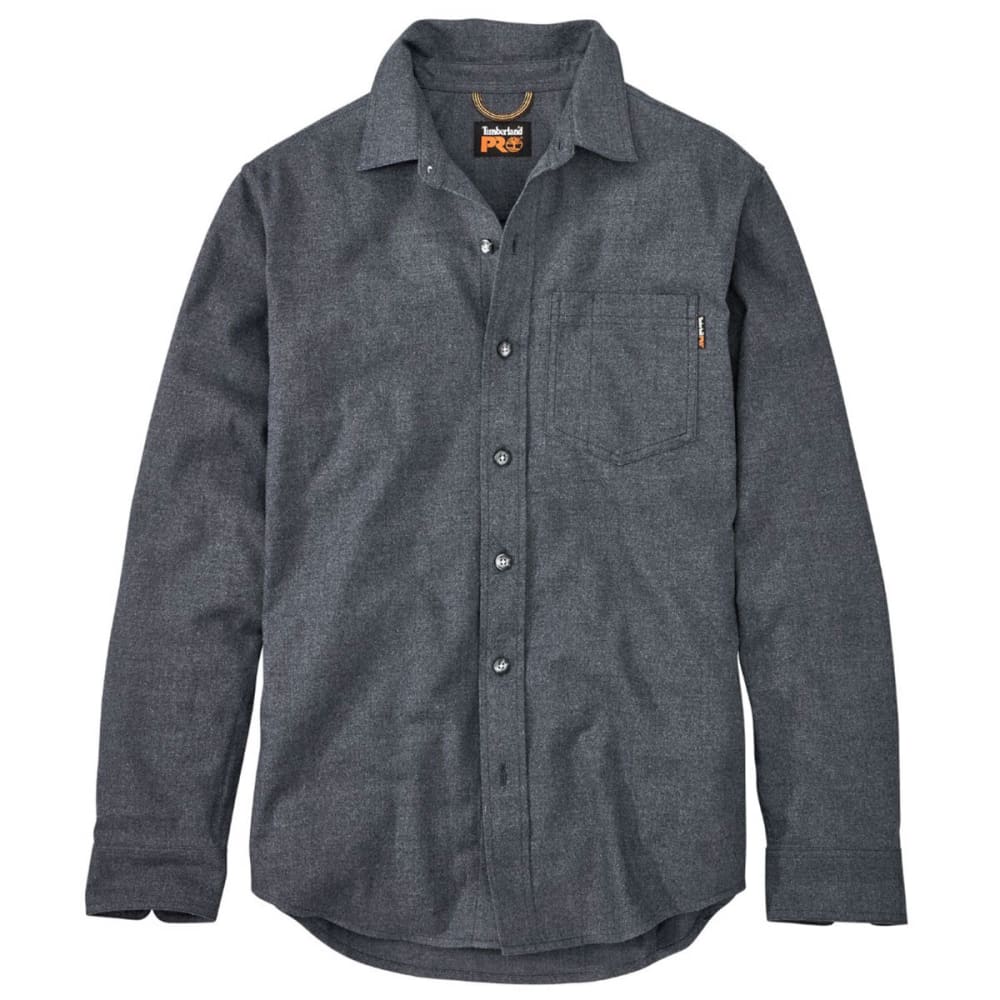 TIMBERLAND PRO Men's R-Value Heather Flannel Long-Sleeve Work Shirt S