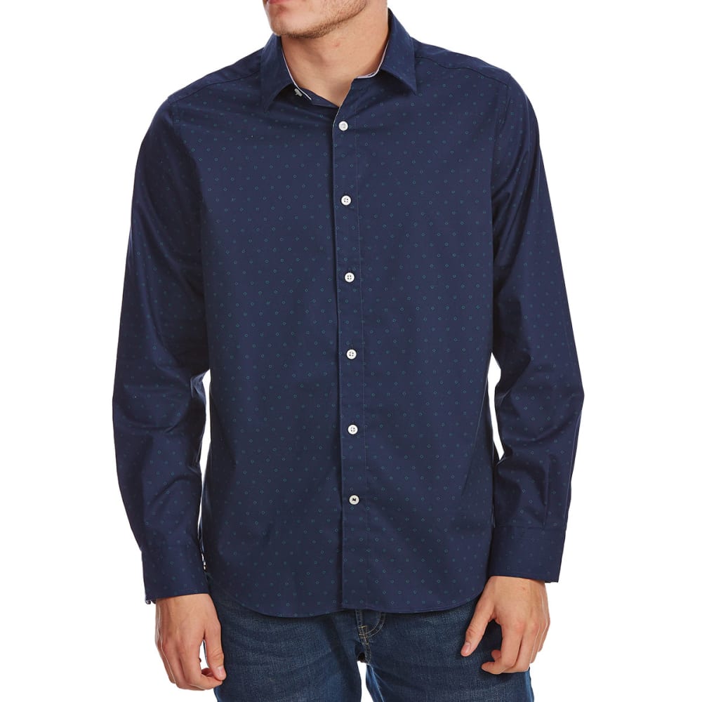 NAUTICA Men's Stretch Poplin Long-Sleeve Shirt - Bob’s Stores