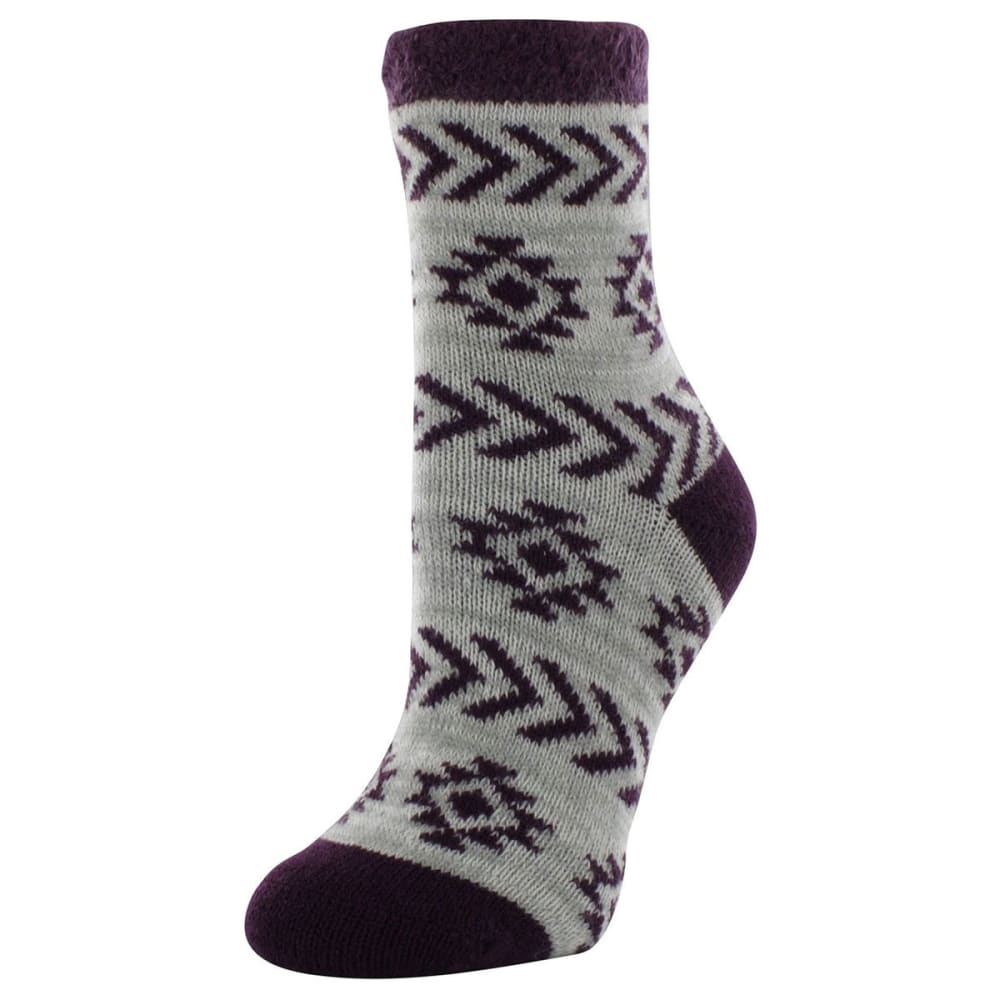 SOF SOLE Women's Fireside Aztec Printed Socks M