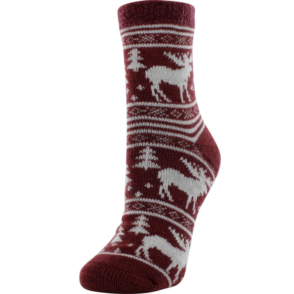 SOF SOLE Women's Fireside Moose Print Socks - Bob’s Stores