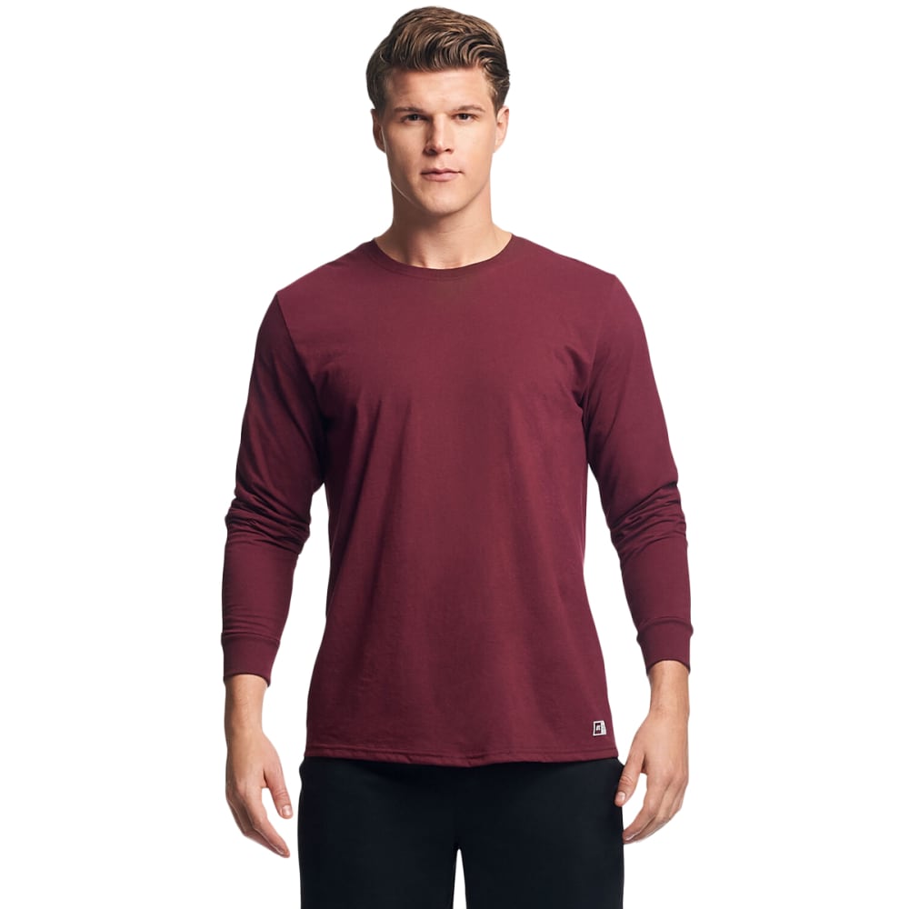 RUSSELL Men's Essential Long-Sleeve Tee S