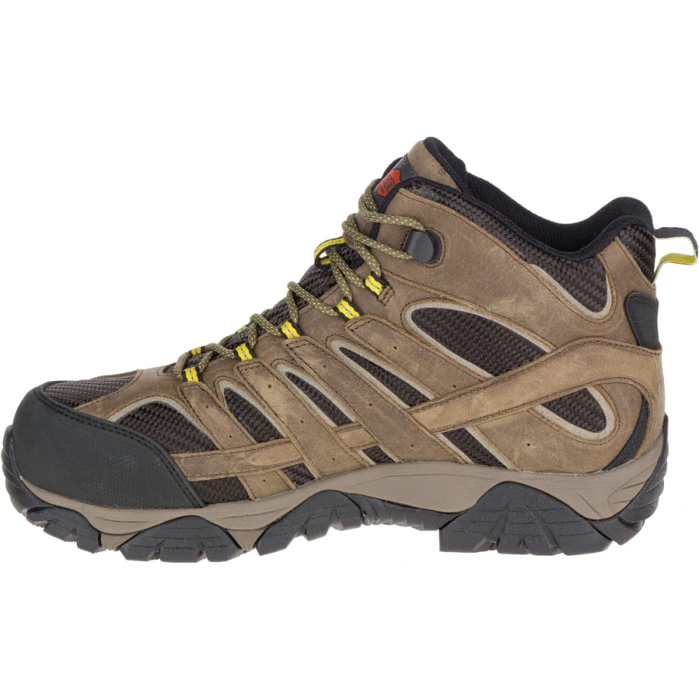 merrell men's moab 2 vent waterproof composite toe work shoes