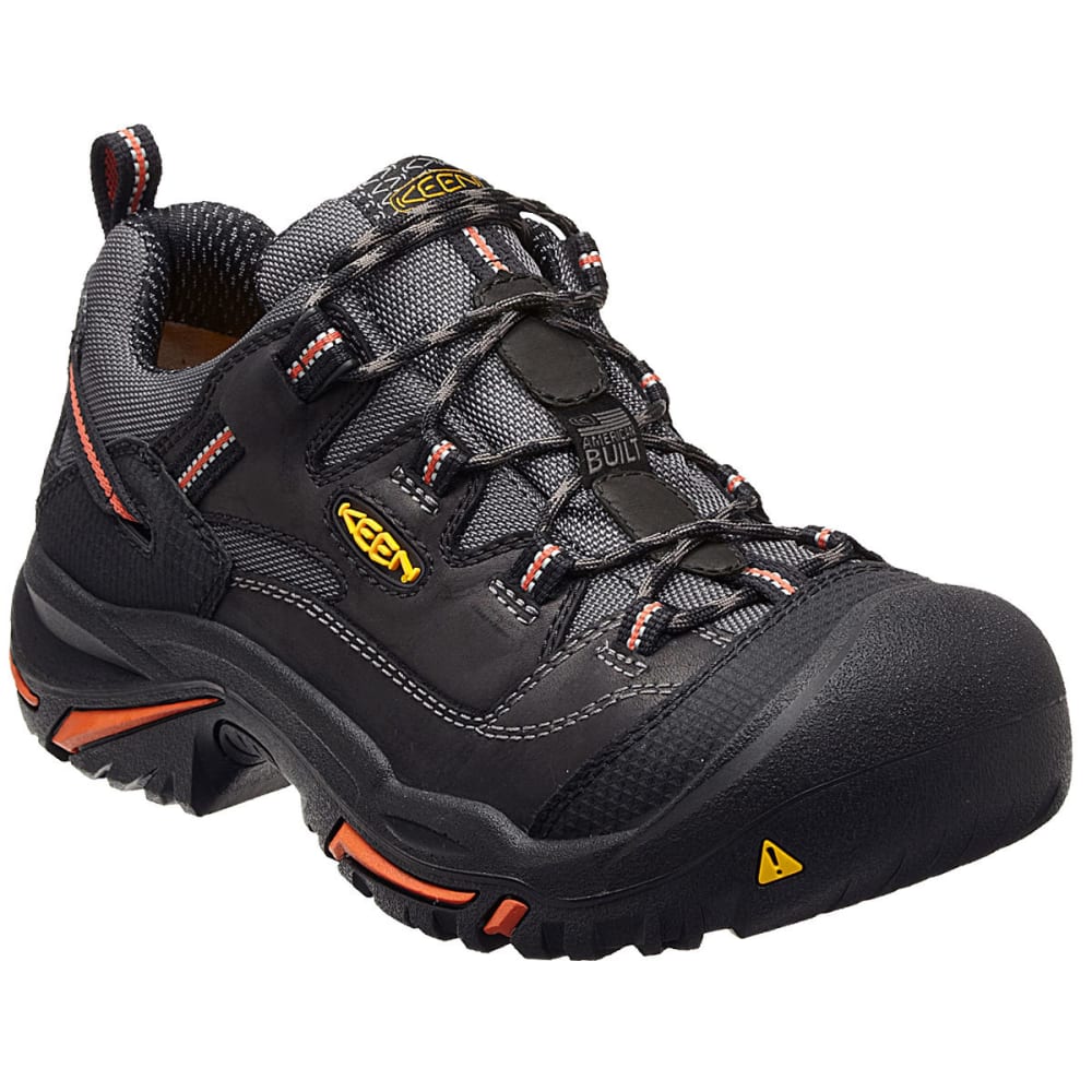 KEEN Men's Braddock Low Steel Toe Work Shoes, Black 9