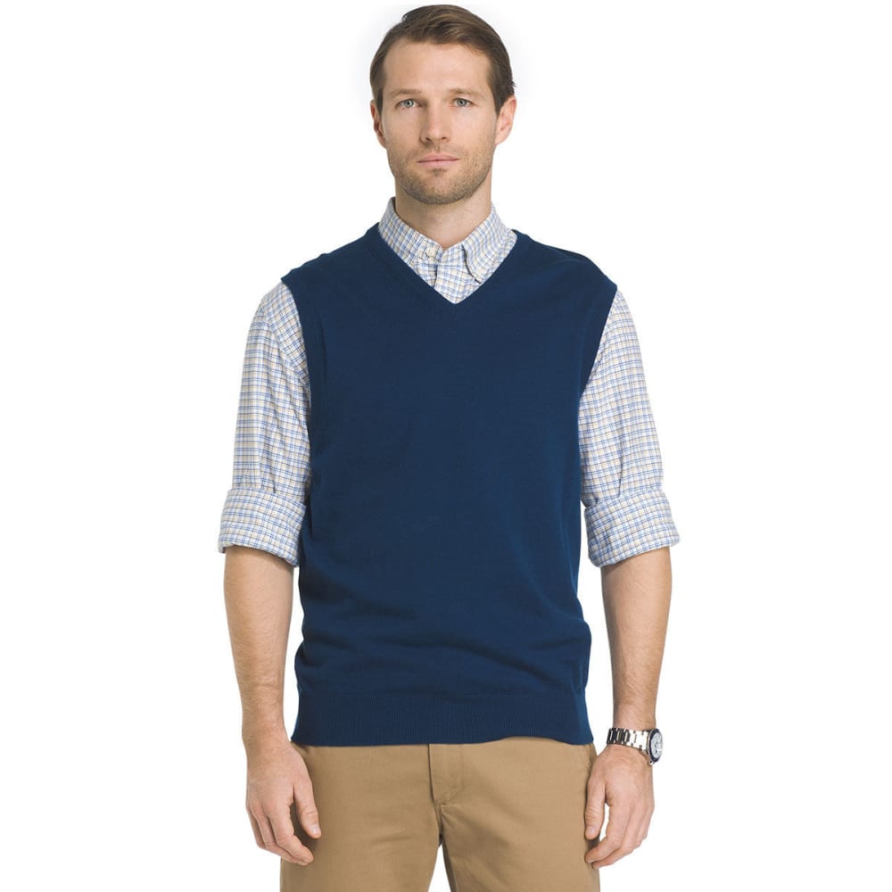 IZOD Men's Fieldhouse Fine Gauge Sweater Vest M