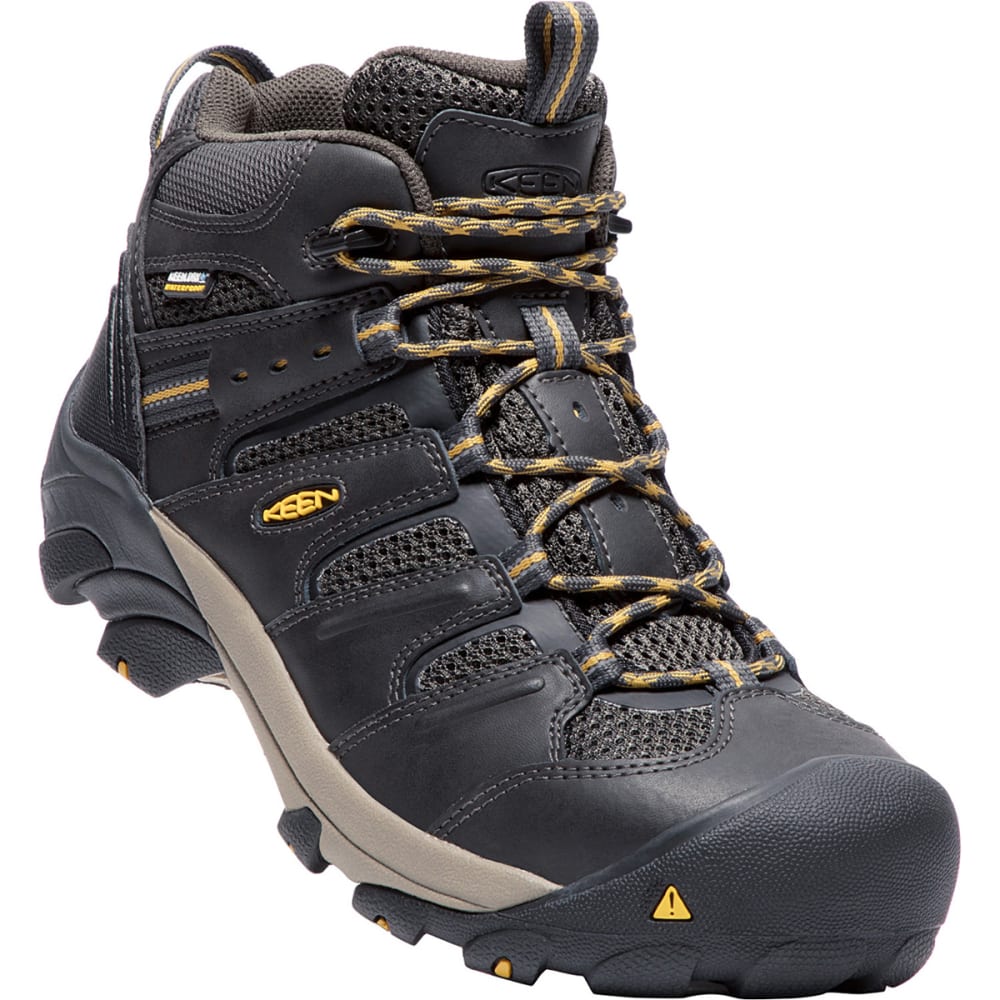 KEEN Men's Lansing Waterproof Mid Steel Toe Boots 8