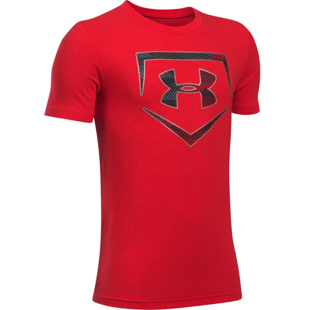 UNDER ARMOUR Big Boys' UA Baseball Logo Short-Sleeve Tee M