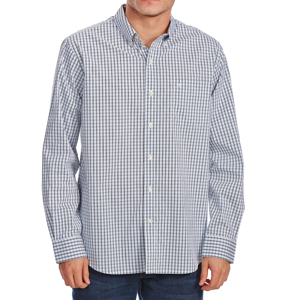 DOCKERS Men's Comfort Stretch Woven Long-Sleeve Shirt L