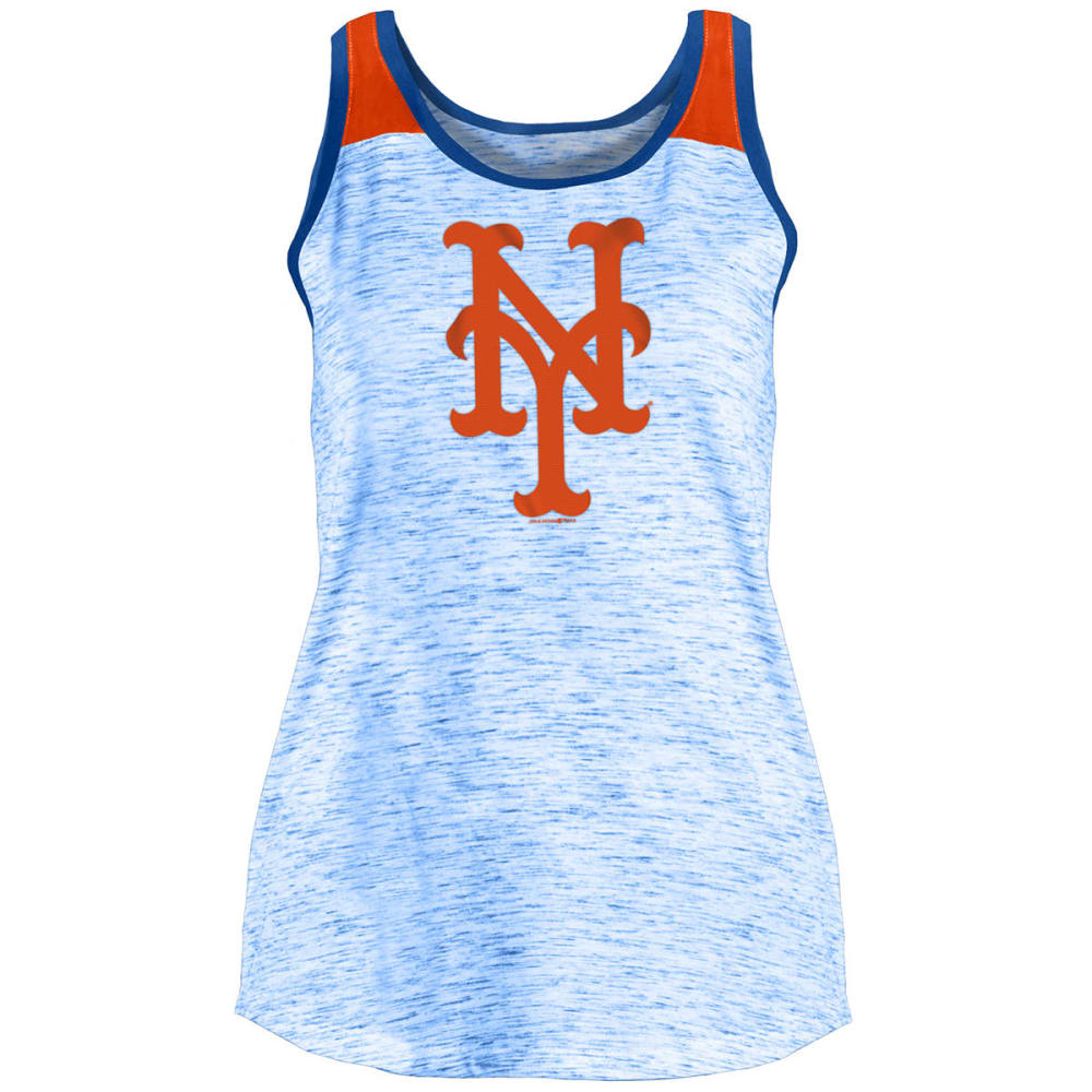 NEW YORK METS Women's Sequin Space-Dye Tank Top S