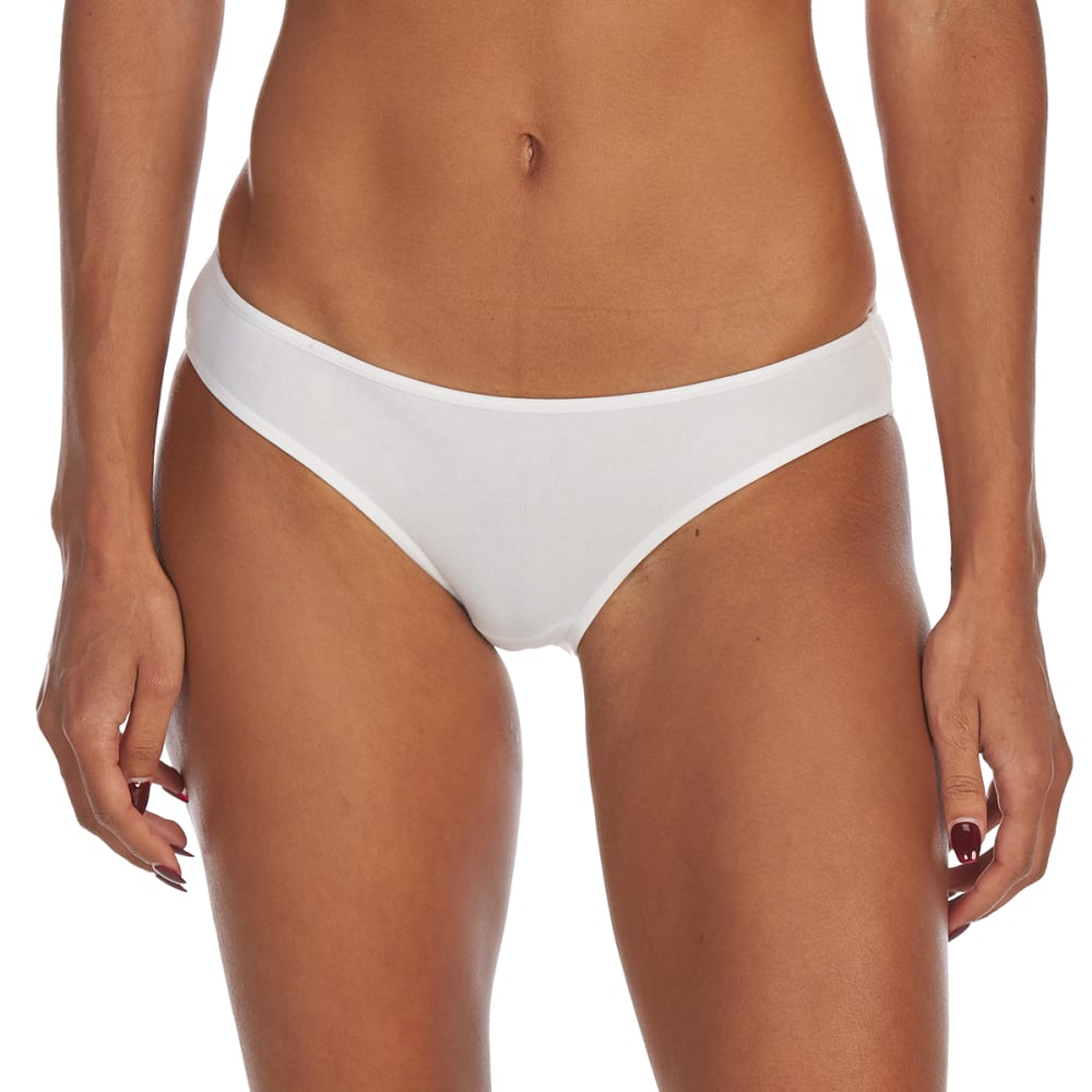 RENE ROFE Juniors' Cotton/Spandex Bikini Briefs L