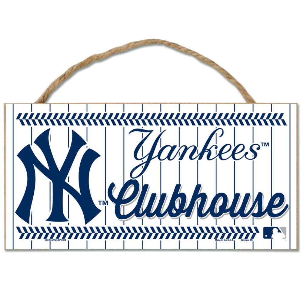 New York Yankees Fan Cave Wood Sign